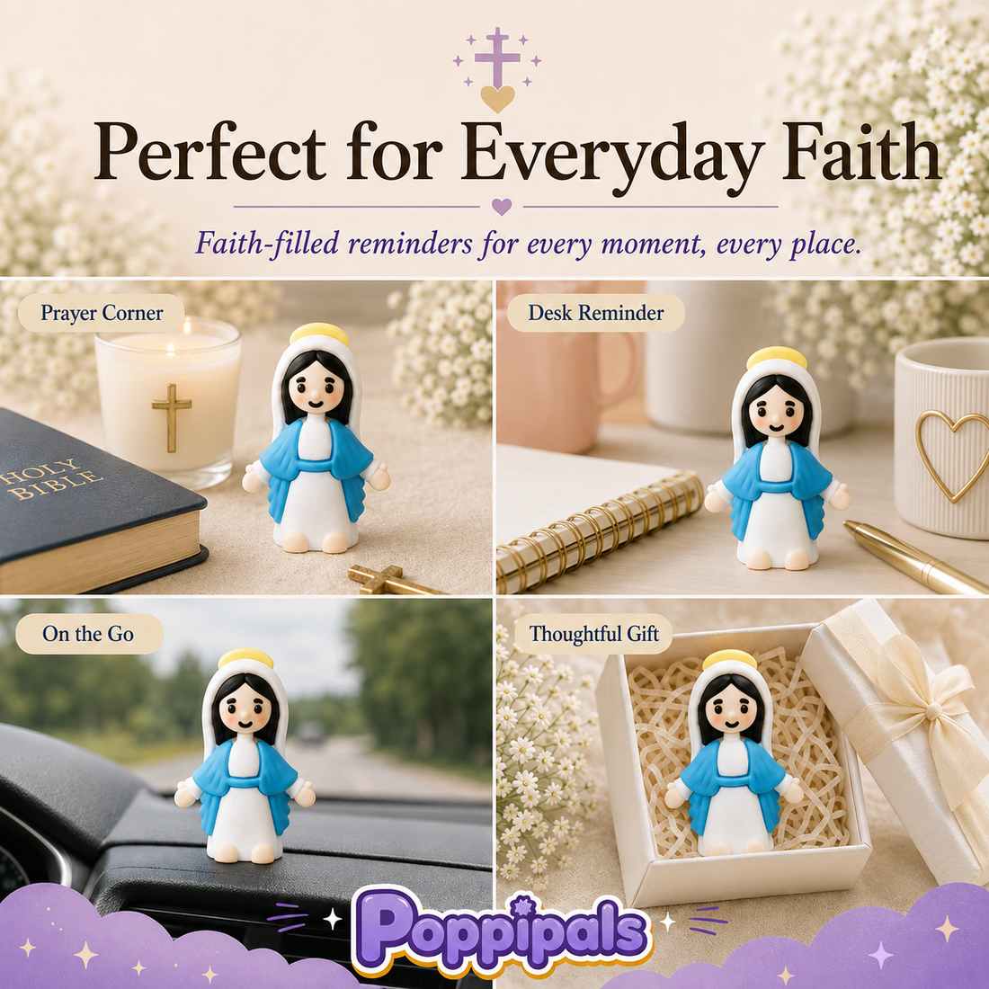 Mini Virgin Mary Figures