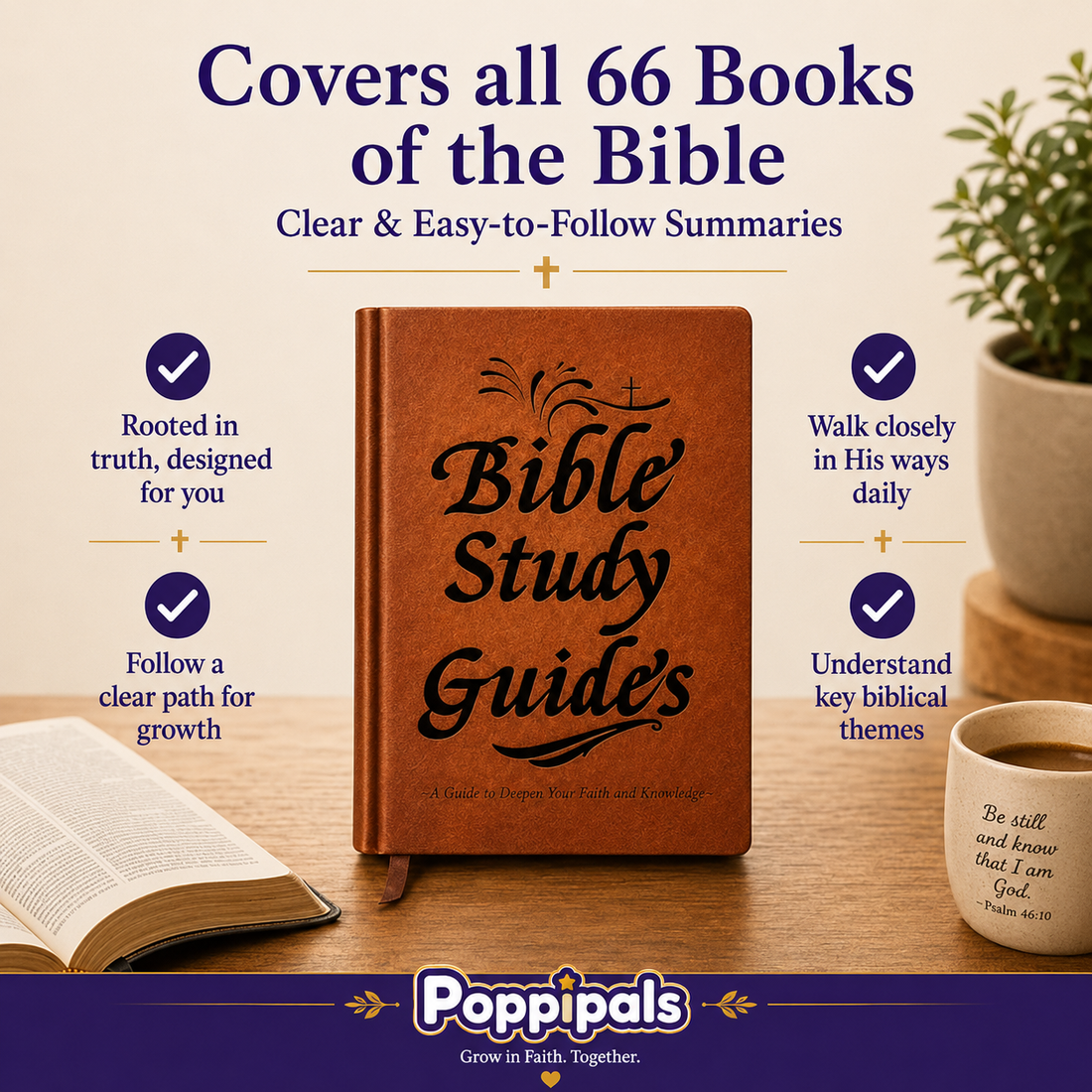 66-Book Bible Study Guide & Reflection Journal